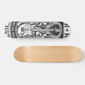 Guitar Rock-ontwerp Persoonlijk Skateboard (Horizontaal)