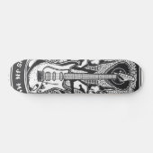 Guitar Rock-ontwerp Persoonlijk Skateboard (Horizontaal)