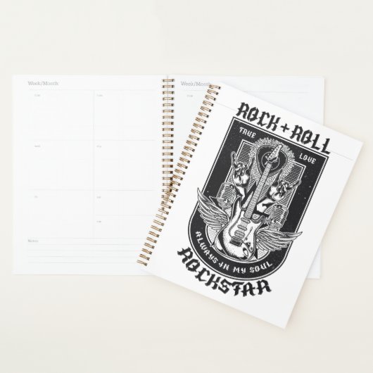 Guitar Rock-ontwerp Planner (Display)