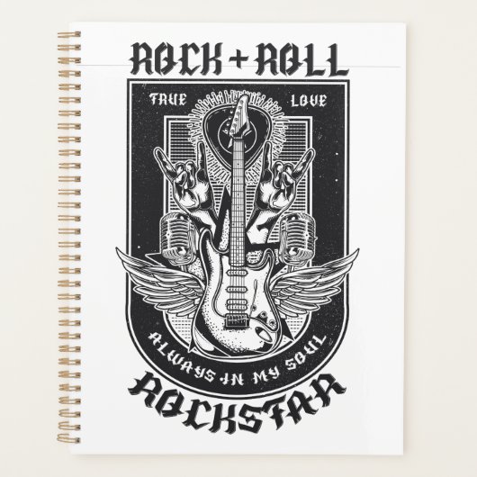 Guitar Rock-ontwerp Planner (Voorkant)