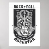 Guitar Rock-ontwerp Poster (Voorkant)