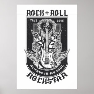 Guitar Rock-ontwerp Poster