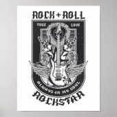 Guitar Rock-ontwerp Poster (Voorkant)