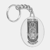 Guitar Rock-ontwerp Sleutelhanger (Voorkant Links)