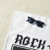 Guitar Rock-ontwerp Strandlaken (In situ)