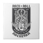 Guitar Rock-ontwerp Tegeltje (Voorkant)
