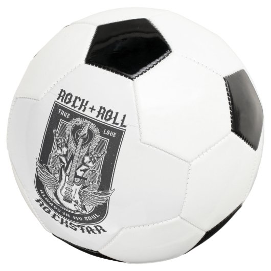 Guitar Rock-ontwerp Voetbal (Drie kwart)