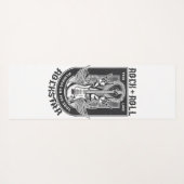 Guitar Rock-ontwerp Yogamat (Achterkant (horizontaal))