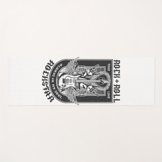 Guitar Rock-ontwerp Yogamat (Voorkant (horizontaal))