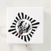 Guitar Rock & Roll Party Musician Rocker Music Bedankjes Labels (In situ)