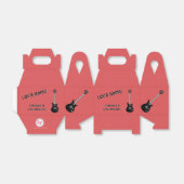 Guitar Rock Star Bedankdoosjes (Uitgevouwen)