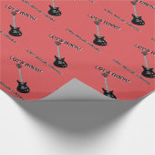 Guitar Rock Star Cadeaupapier (Hoek)