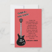 Guitar Rock Star Kaart (Voorkant)