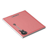 Guitar Rock Star Notitieblok (Schuin)