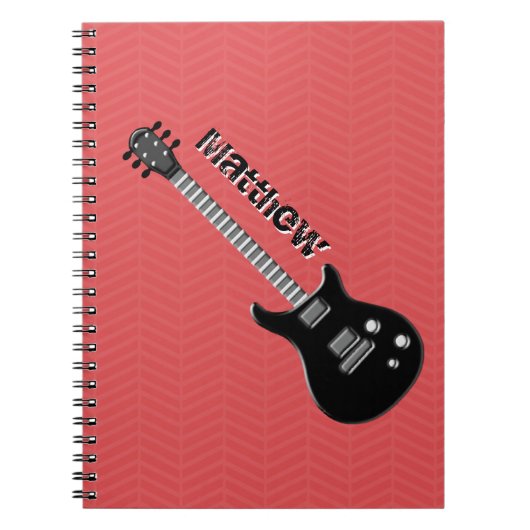 Guitar Rock Star Notitieboek (Voorkant)