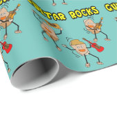 Guitar Rocks Cadeaupapier (Rol Hoek)