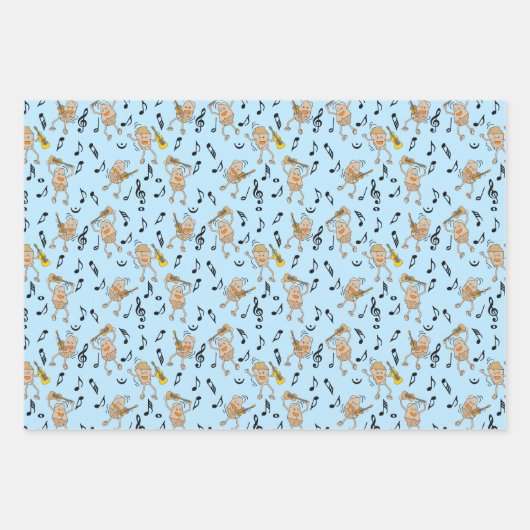 Guitar Rocks Inpakpapier Vel (Voorkant 2)