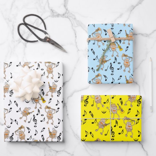 Guitar Rocks Inpakpapier Vel (Voorkant)