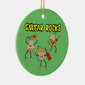 Guitar Rocks Keramisch Ornament (Rechts)