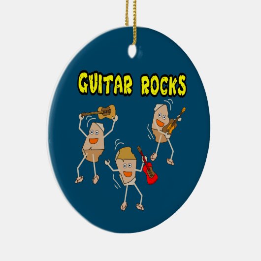 Guitar Rocks Keramisch Ornament (Rechts)