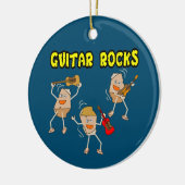Guitar Rocks Keramisch Ornament (Links)