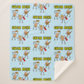 Guitar Rocks Sherpa Deken (Voorkant)