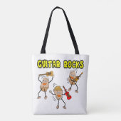 Guitar Rocks Tote Bag (Achterkant)
