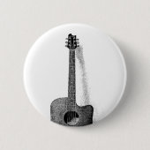 Guitar Ronde Button 5,7 Cm (Voorkant)