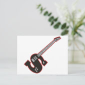 Guitar S Briefkaart (Staand voorkant)