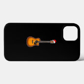 Guitar Santa Hat Kerstmis Pajama Decoraties Case-Mate iPhone Case (Achterkant (horizontaal))