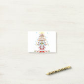 Guitar Santa kerstboom Funny Music Loopt op Post-it® Notes (Op bureau)