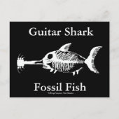 Guitar Shark Fossil Fish Briefkaart (Voorkant)