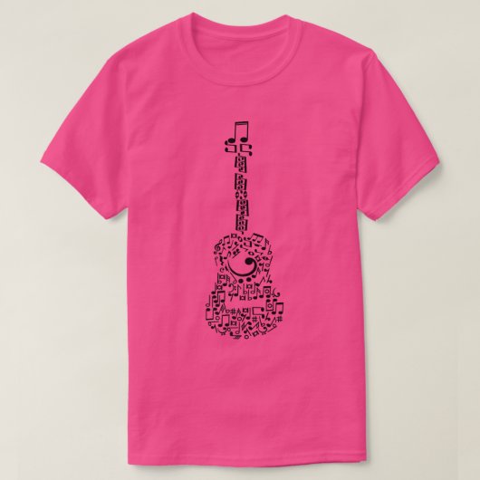 Guitar Sheet Music1023 T-shirt (Design voorkant)