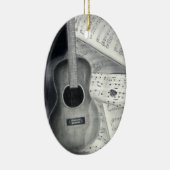 Guitar & Sheet Music Ornament (Rechts)