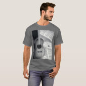 Guitar & Sheet Music-shirt T-shirt (Voorkant volledig)