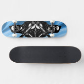 Guitar Skeleton Schaats Board Skateboard (Horizontaal)