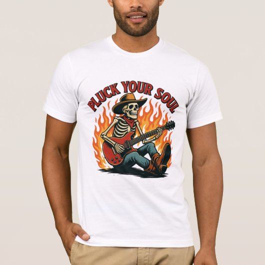 Guitar Skeleton T-shirt (Voorkant)
