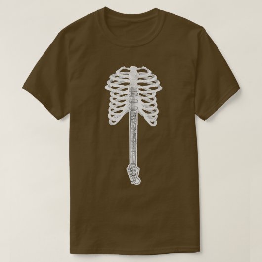 Guitar Skeleton T-Shirt (Design voorkant)