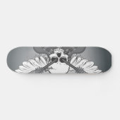 Guitar skull skateboard (Horizontaal)
