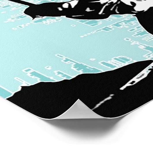 Guitar Smash Poster (Hoek)