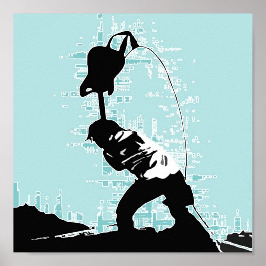 Guitar Smash Poster (Voorkant)