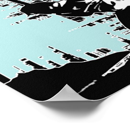 Guitar Smash Poster (Hoek)