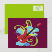 Guitar Solo Dream Briefkaart (Voorkant / Achterkant)