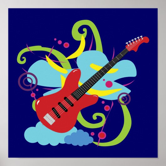 Guitar Solo Dream Poster (Voorkant)