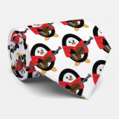 Guitar Speling Penguin Stropdas (Opgerold)