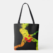 Guitar Speling Rocker Tote Bag (Achterkant)