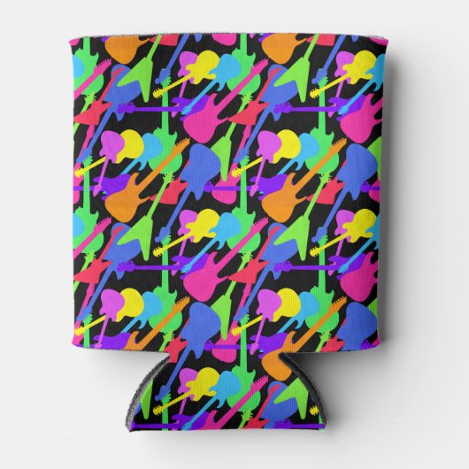 Guitar Splash Pattern Blikjeskoeler (Voorkant)