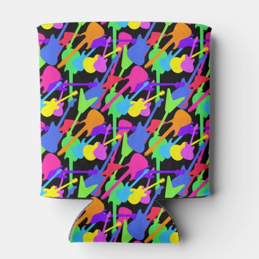 Guitar Splash Pattern Blikjeskoeler (Achterkant)