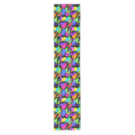 Guitar Splash Pattern Korte Tafelloper