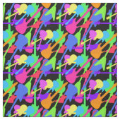 Guitar Splash Pattern Stof (Swatch)